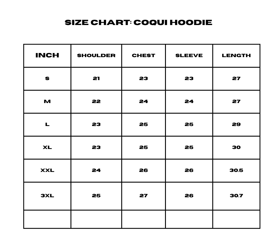 COQUI HOODIE OVERSIZED